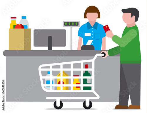 shopping food supermarket