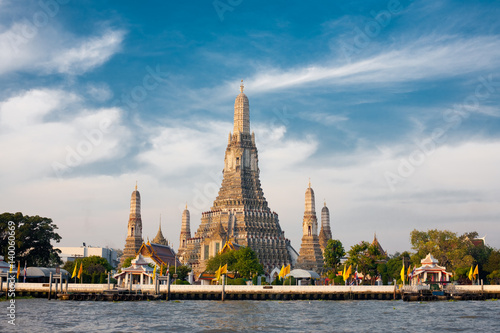 Photography Wat Arun Temple Dawn Horizontal