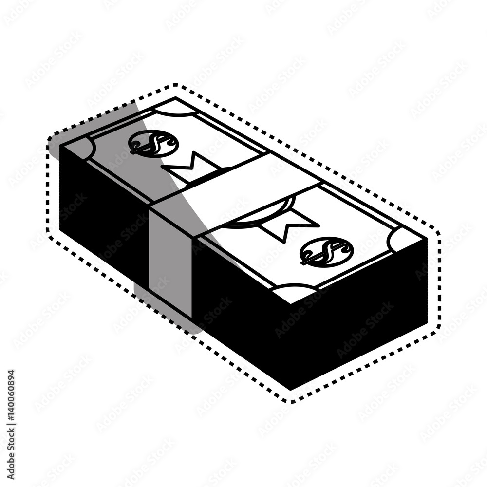 Obraz premium Billets of money vector illustration graphic design