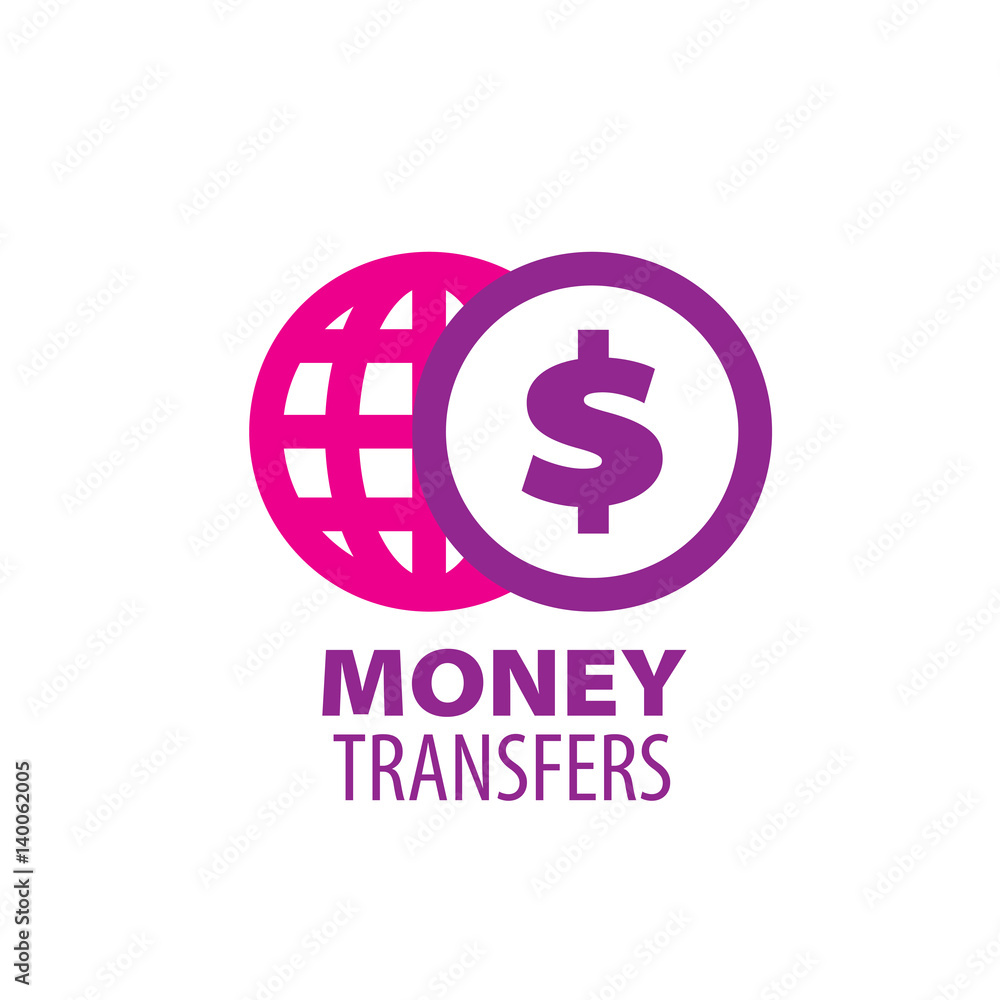 Obraz premium vector logo remittances