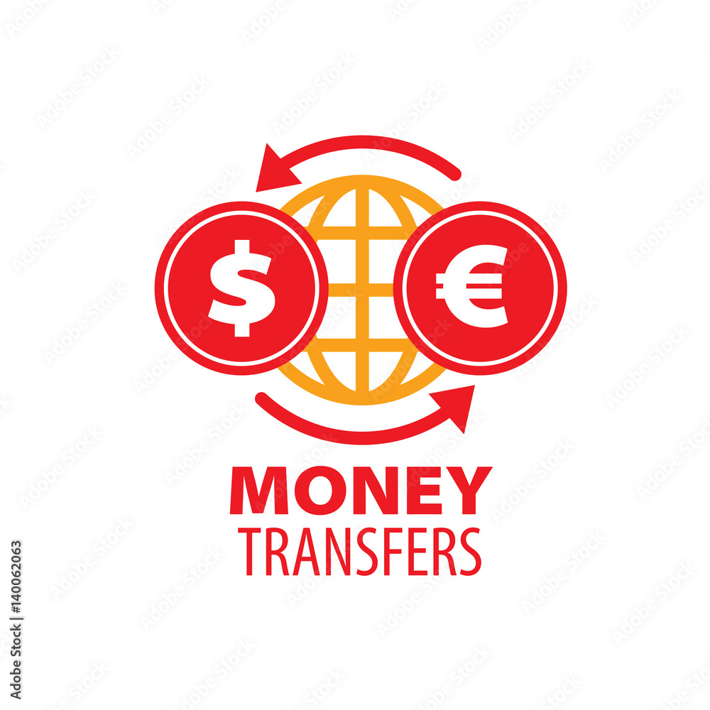 Obraz premium vector logo remittances