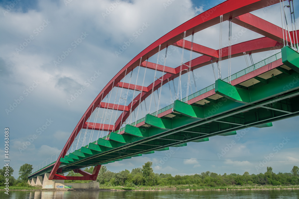 Obraz premium Bridge in Pulawy 