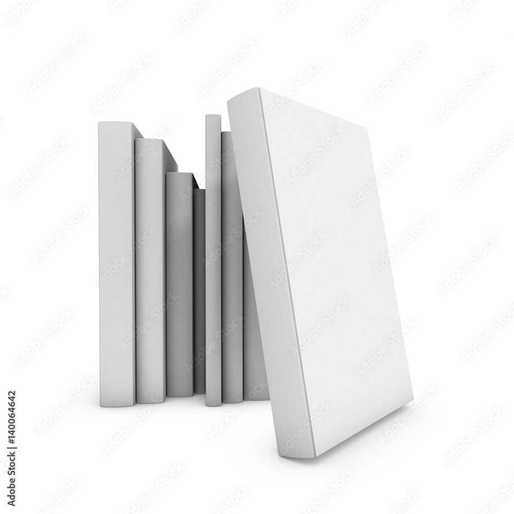 Book cover on white background Book cover on white background