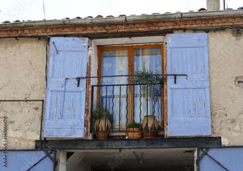 Hausfassade im Süden