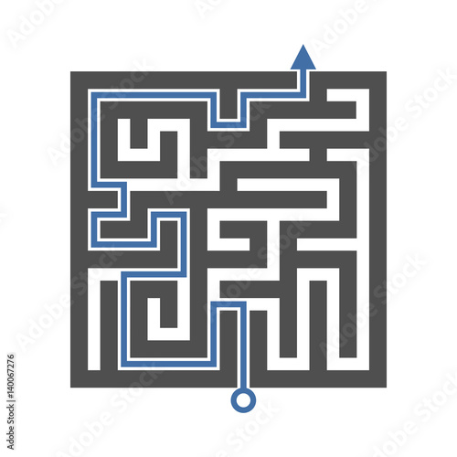 Abstract illustration - maze