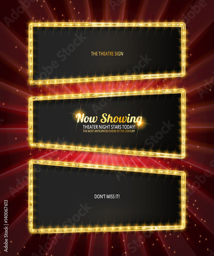 Showtime Retro Signs set