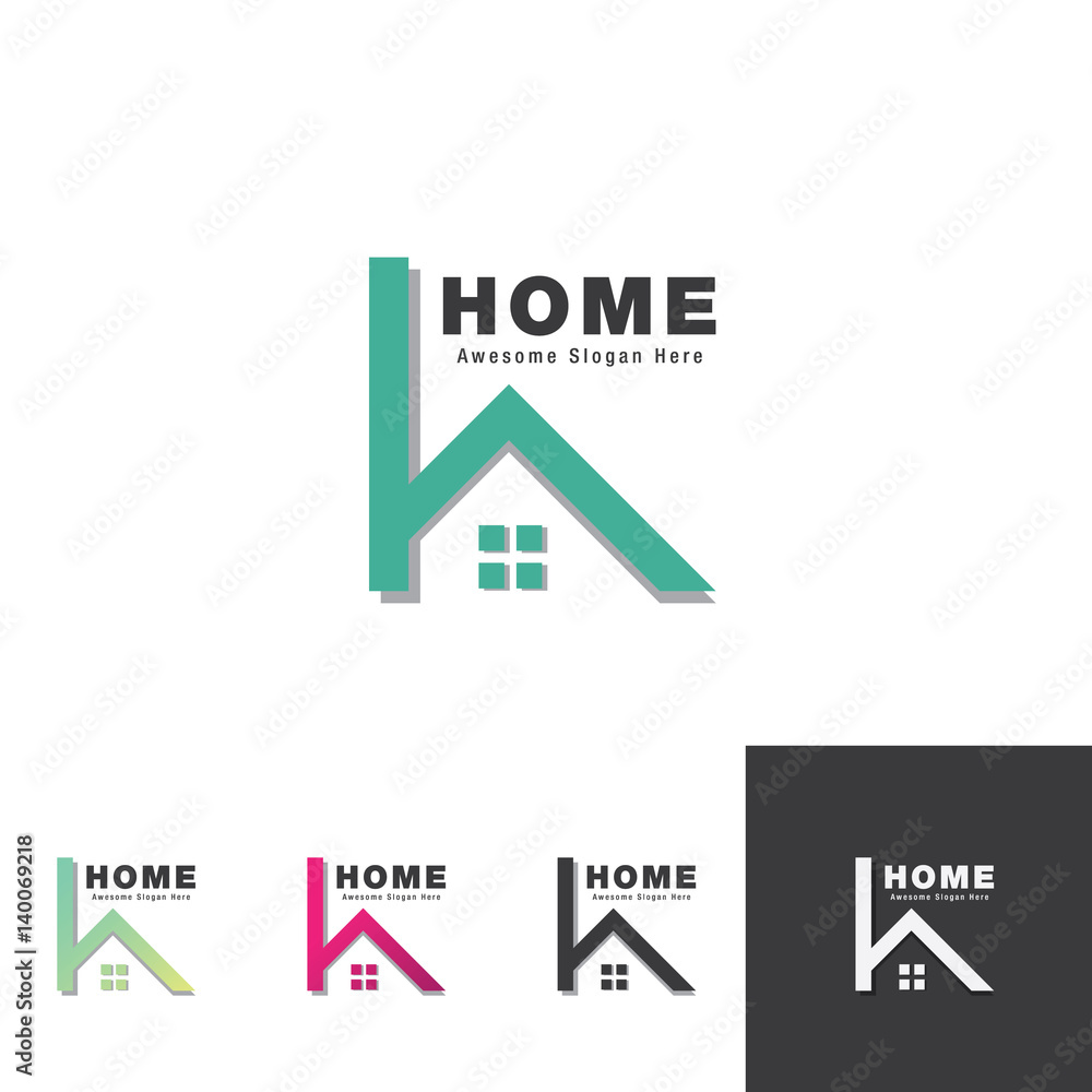 letter H for home or hotel letter logo letter H for home or hotel letter logo