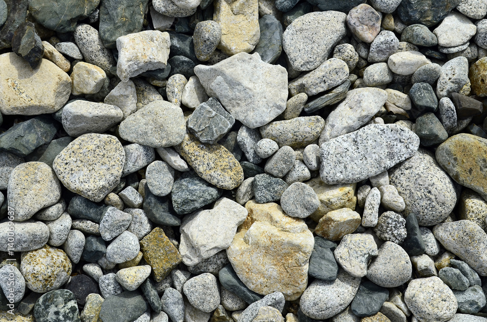 Greece, Samothrace Island, gravel on beach Greece, Samothrace Island, gravel on beach