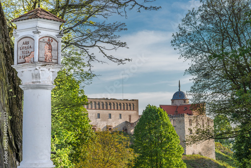 old castle in the city