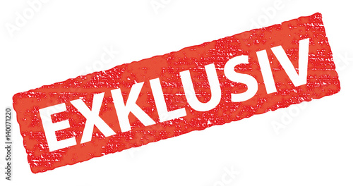 Stempel Exklusiv, rot