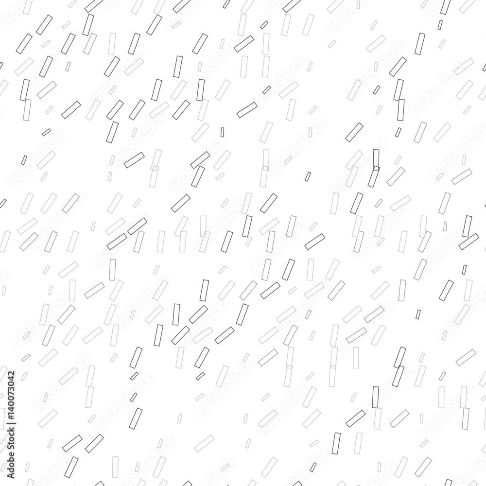 Seamless geometric black and white ornament generated by random squares Seamless geometric black and white ornament generated by random squares