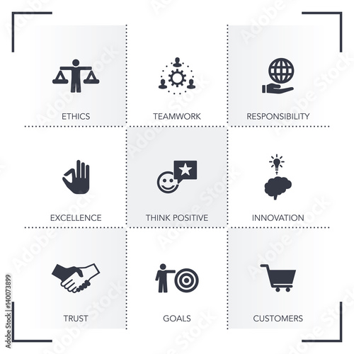CORE VALUES ICON SET