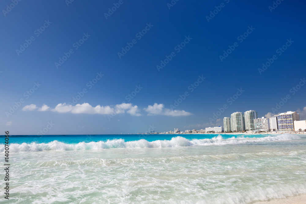 Fototapeta premium Caribbean sandy beach