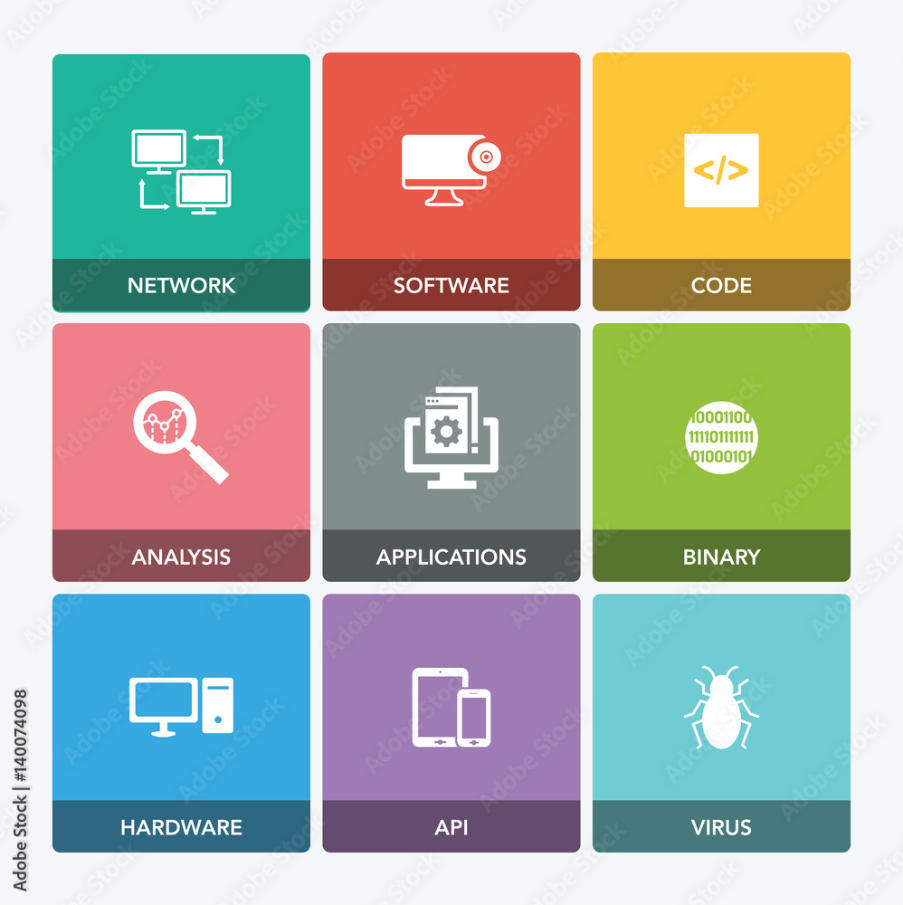 CODING & DEVELOPMENT ICON SET CODING & DEVELOPMENT ICON SET