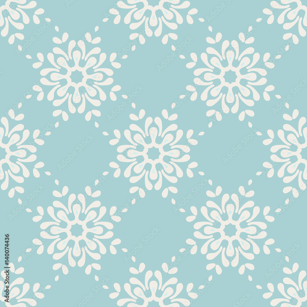 Abstract seamless damask pattern for fabric Abstract seamless damask pattern for fabric