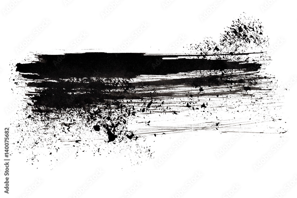 Black brush stroke Black brush stroke