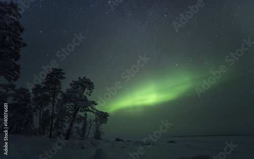 Northern Lights. Nellie, Finland. © Elia Regazzi