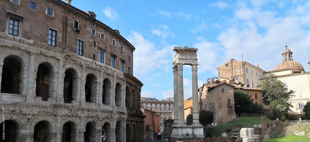 Ruines dans Rome