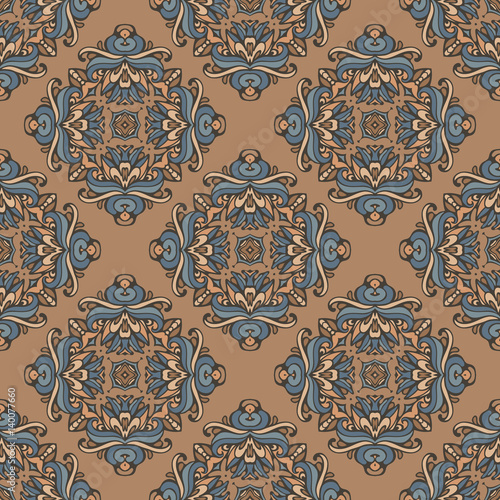 ethnic vintage tiles geometric print
