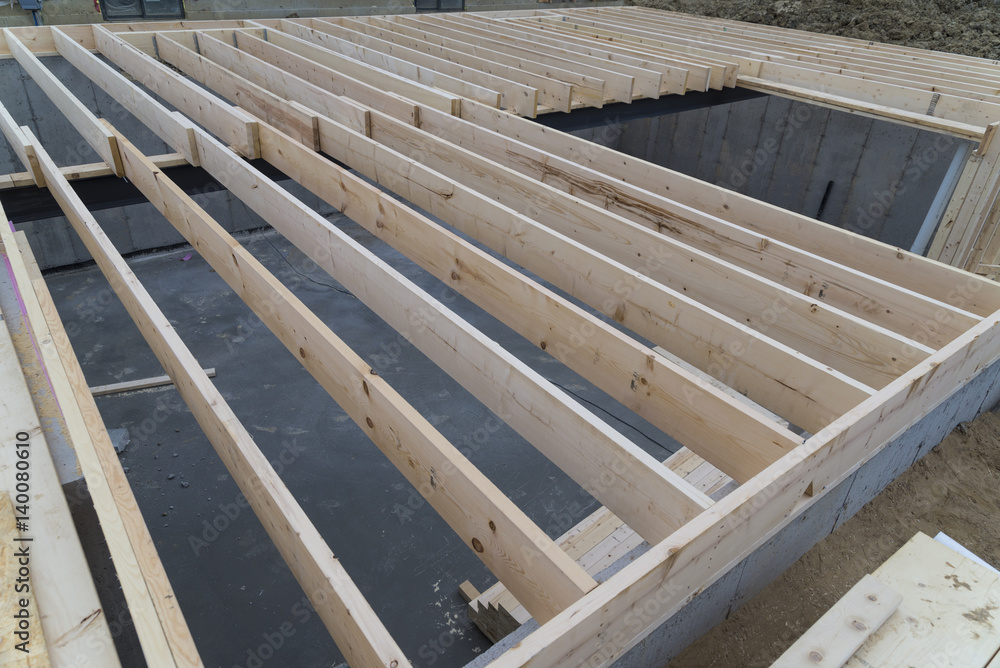 Obraz premium House floor joist