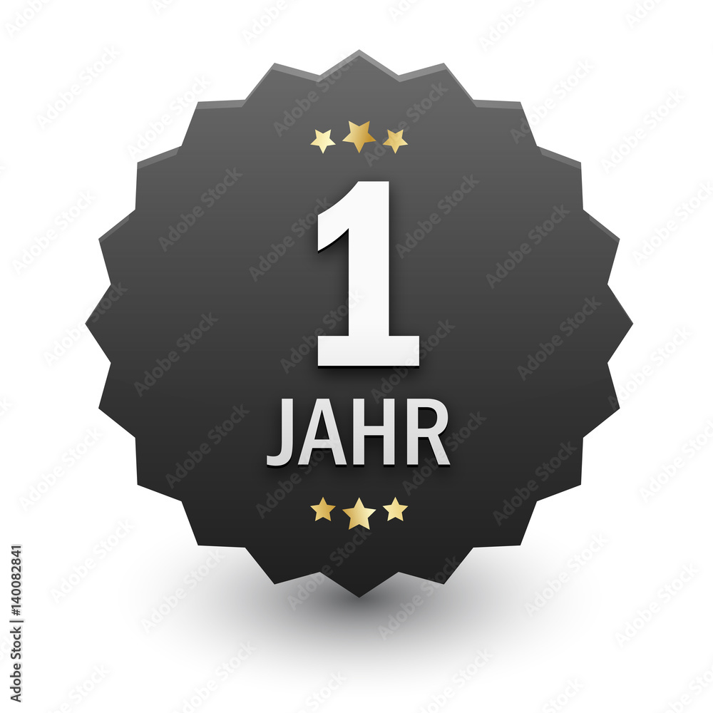 Obraz premium Icon 1 JAHR