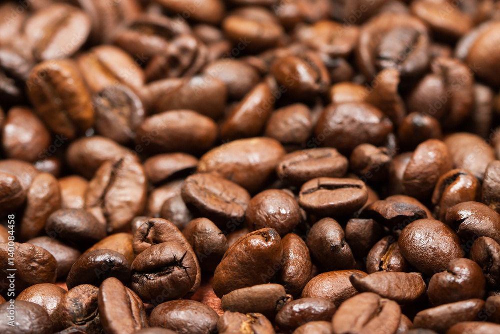 coffee beans close-up coffee beans close-up
