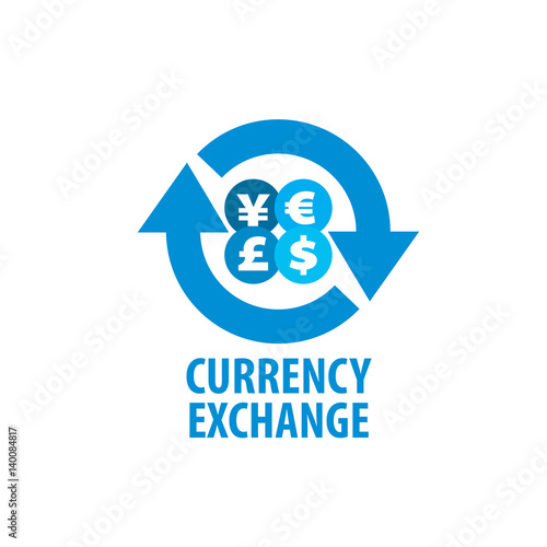 vector logo currency exchange