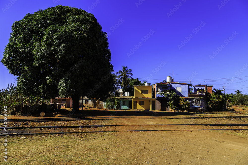 Fototapeta premium Old train station in Trinidad