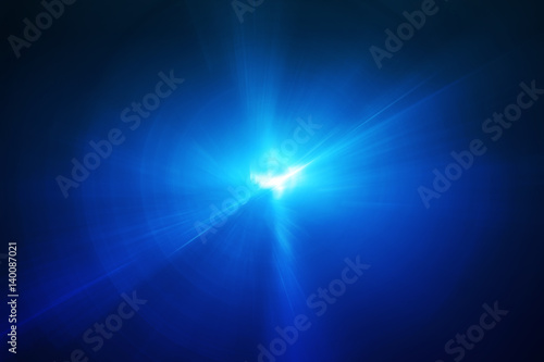 blue circular glow wave. lighting effect abstract background.