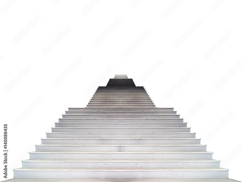 stair isolated white background