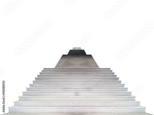 stair isolated white background