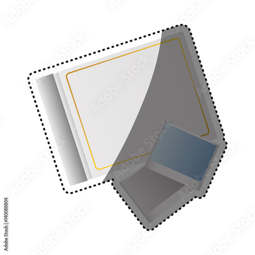 Photographic album isolated icon vector illustration graphic design