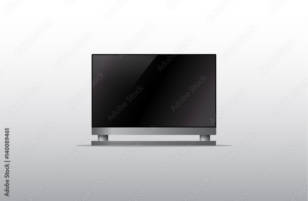 Realistic TVs design. Vector Illustration Realistic TVs design. Vector Illustration
