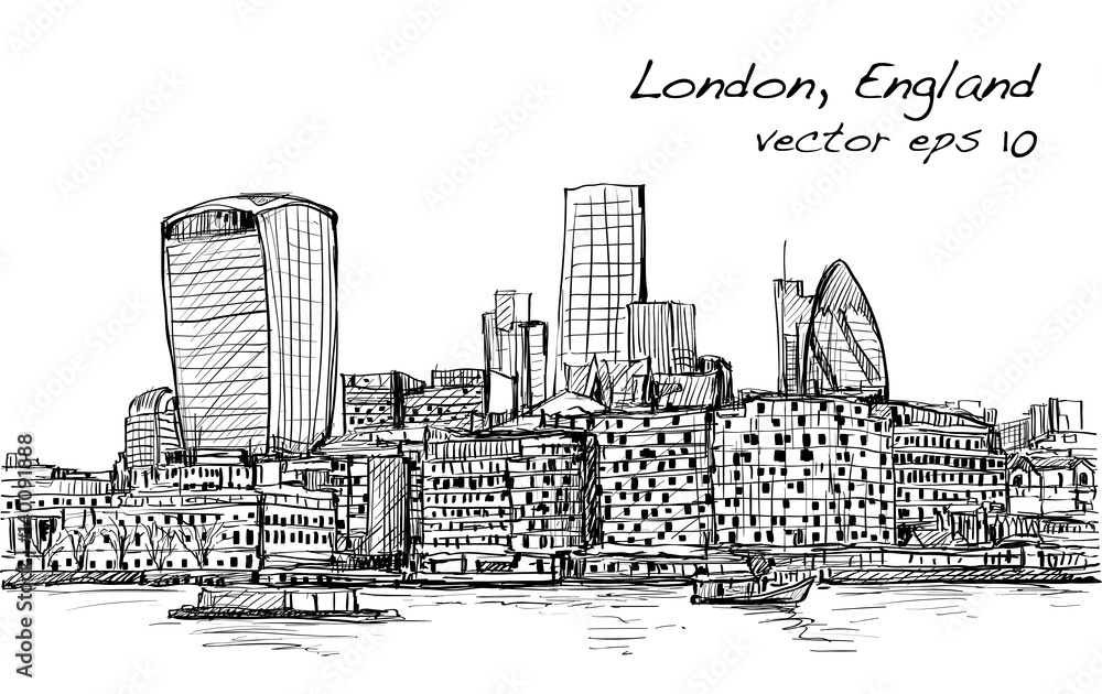 8102 Sketch City London Images Stock Photos  Vectors  Shutterstock
