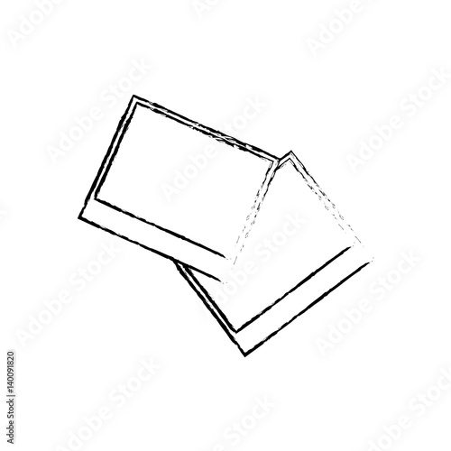 Instant photos isolated icon vector illustration graphic design