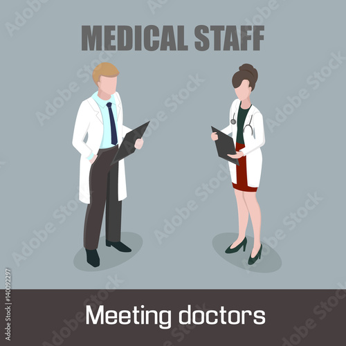 Medical staff Meeting doctors