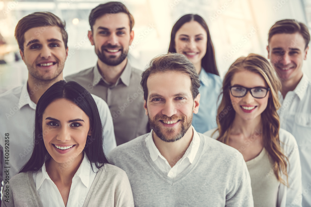 Beautiful business team Beautiful business team