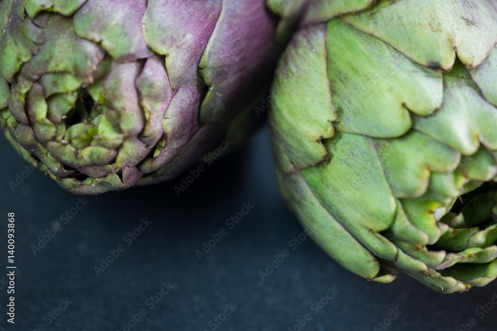 Obraz premium Carciofi macro