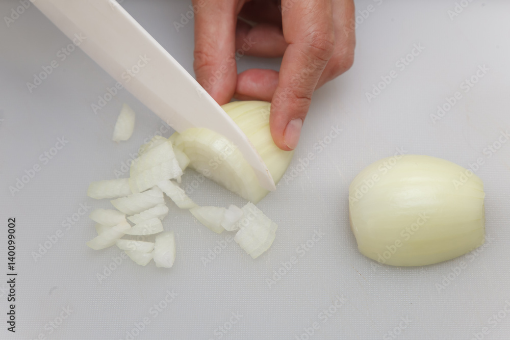 cutting onions cutting onions