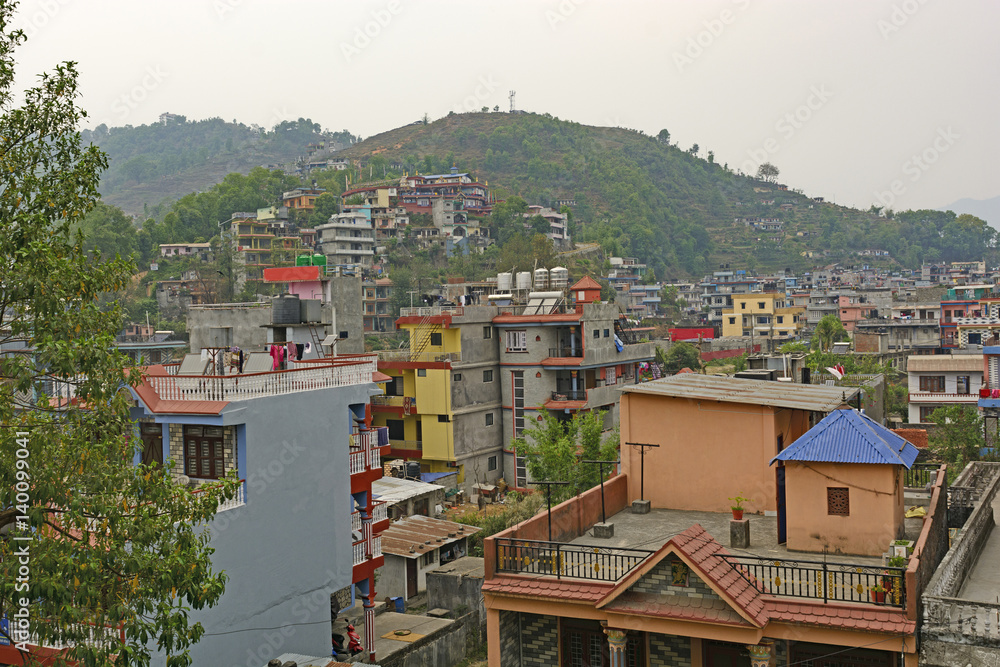 View of a City in the Foothills