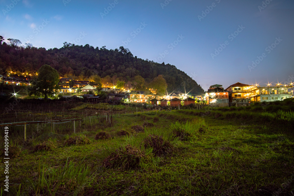 Village night in Thailand