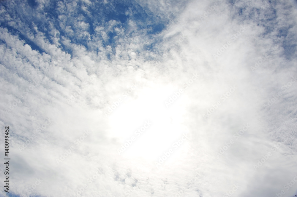 Blue sky with clouds Blue sky with clouds