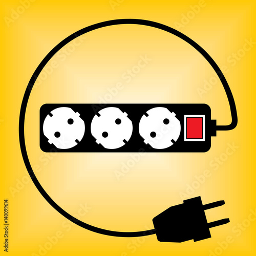 EXTENSION CORD VECTOR
