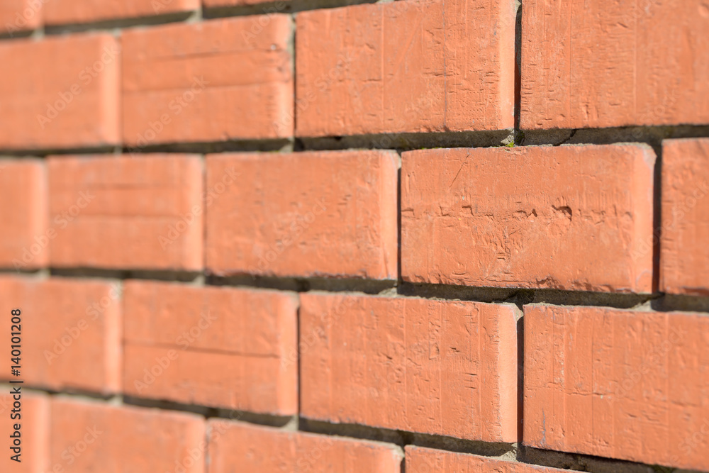 Obraz premium Red brick wall background texture