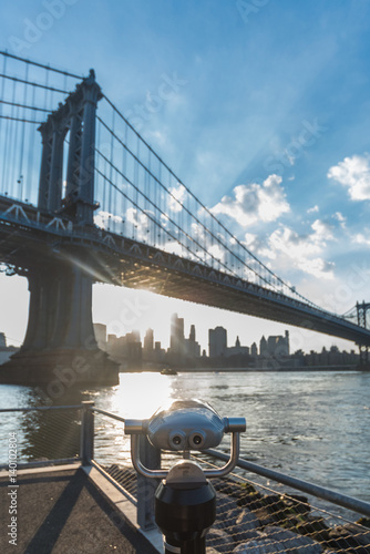 Manhattan bridge over the bioscope photo