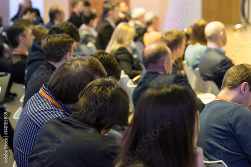 Audience at the conference hall