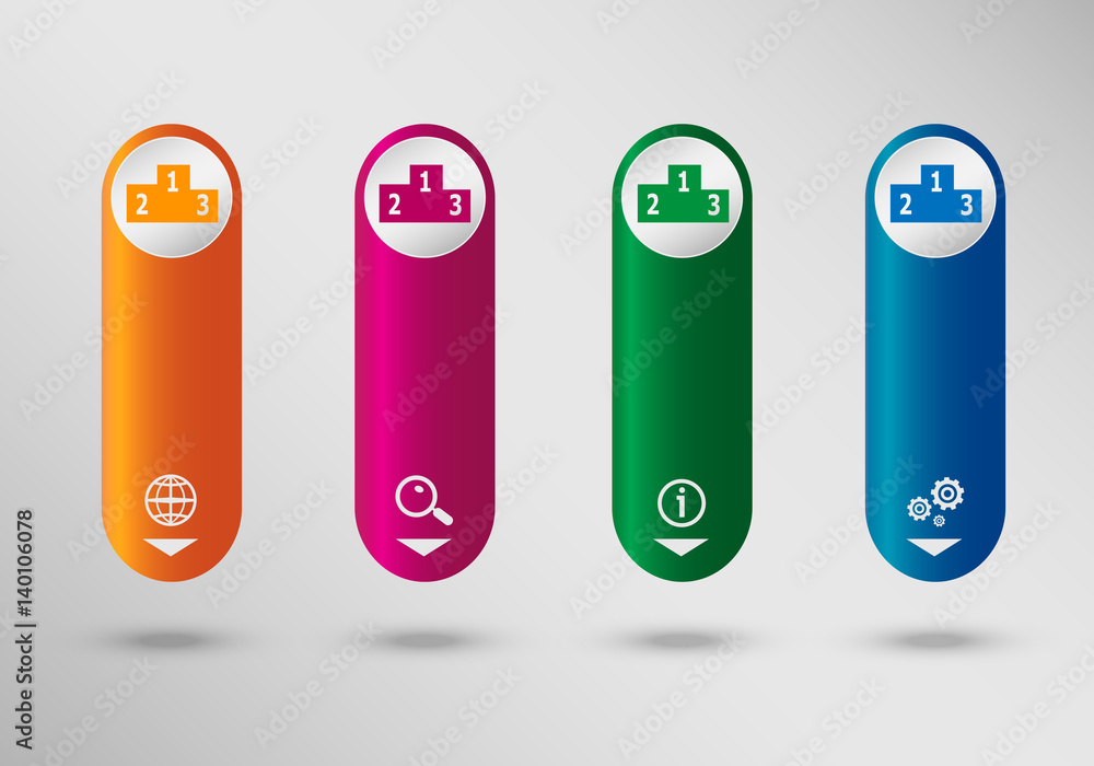 Sport podium on vertical infographic design template Sport podium on vertical infographic design template