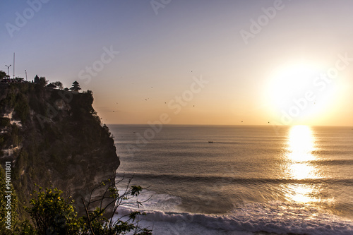 Bali holy Uluwatu Temple coastline ocean sunset © CL-Medien