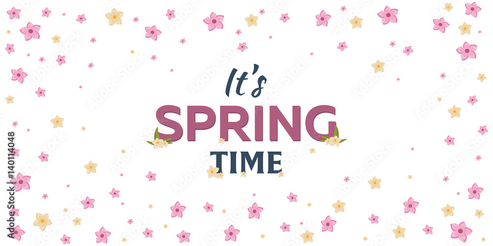 Spring banner. Background with sacura. Vector illustration. Spring banner. Background with sacura. Vector illustration.