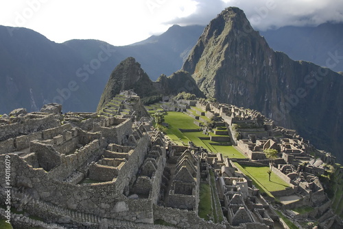 Ancient Inca citadel Machu Picchu, Peru.